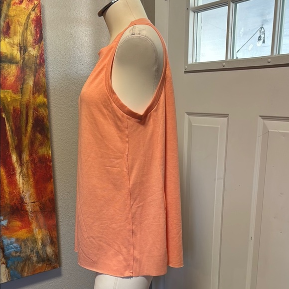 Mud Pie Coral Sleeveless Tank Top - Picture 2 of 13